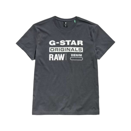 G Star Crew Graphic 8 R T Grey