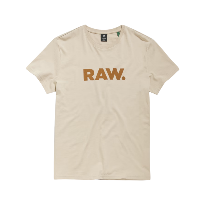 G Star Crew Holorn R T S/S Cream