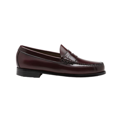 Bass Weejuns Larson Moc Penny Wine Leather