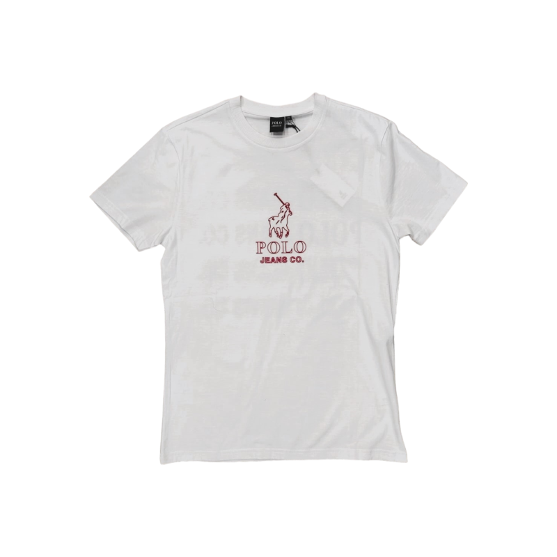 Polo Crew PJC Multi Logo T-Shirt White