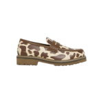 Jonathan D Penny Moc PU Cow Print Brown