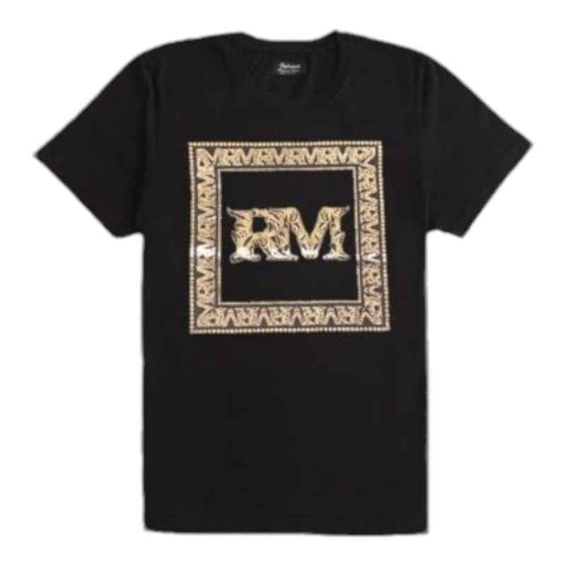 Rossimoda Crew Tee Lux Gemme Black/Gold