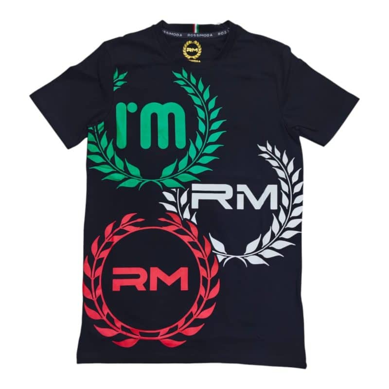 Rossimoda T-shirt Tree Logo Black