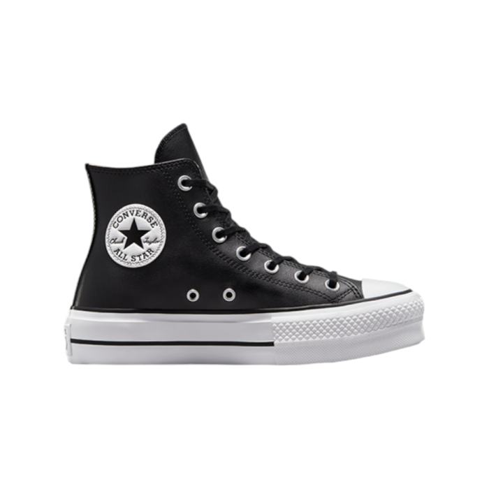 Converse Chuck Taylor AS Lift Leather Platform Hi Black