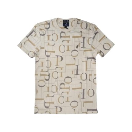 Polo Crew AOP T-Shirt Camel