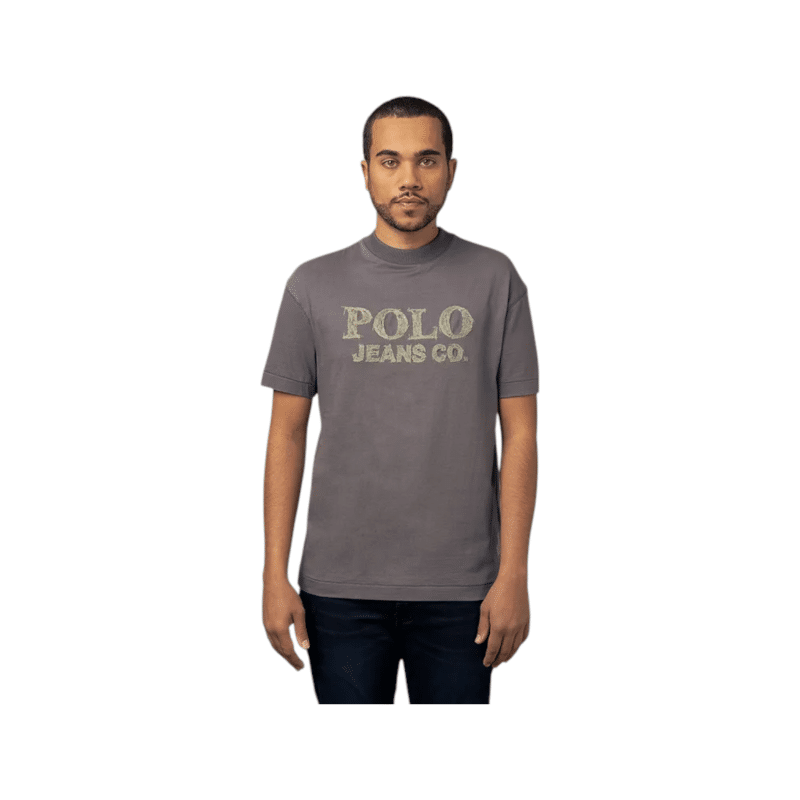 Polo T-Shirt PJC Logo Charcoal