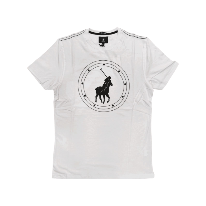 Polo Crew Type Printed T-Shirt White