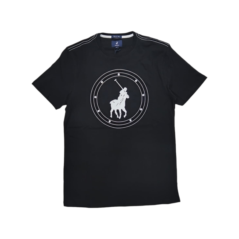 Polo Crew Type Printed T-Shirt Black