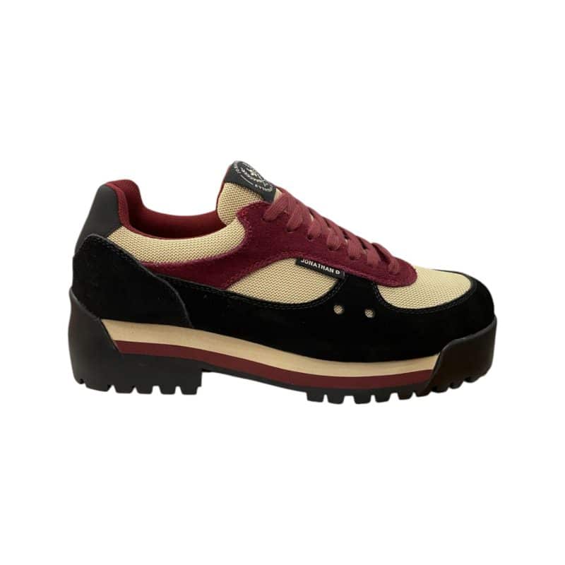 Jonathan D Sneaker Jimmy Dusk Maroon/Black