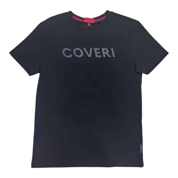 Enrico Coveri T-Shirt with 3D Stand Out Logo Black