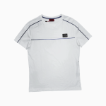 Enrico Coveri 1 Stripe T-Shirt White/Blue