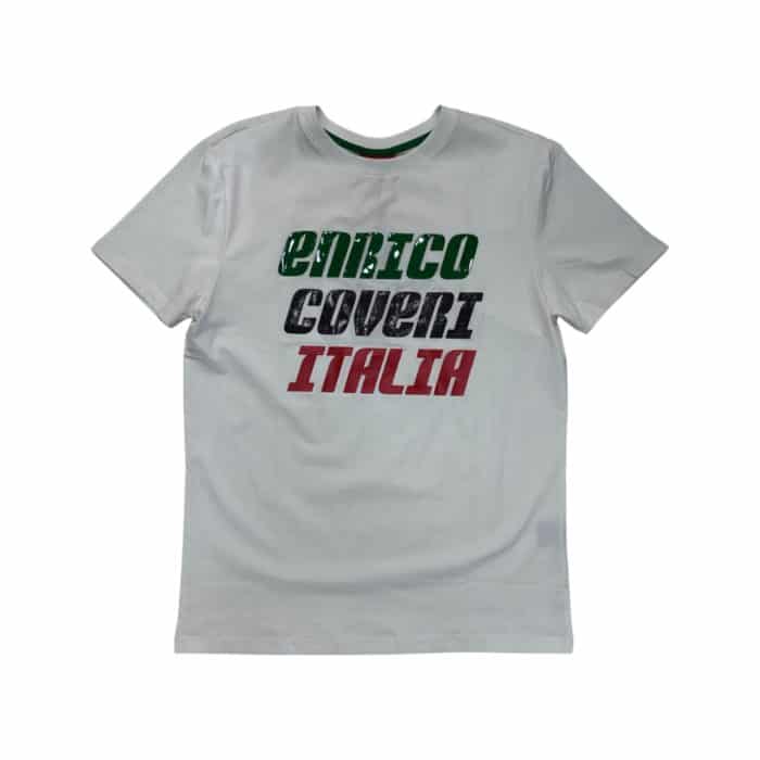 Enrico Coveri T-shirt Triple Logo White