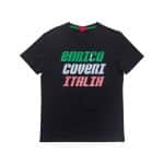 Enrico Coveri T-Shirt with Triple Logo Black