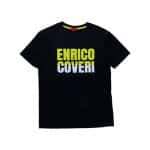 Enrico Crew T-Shirt Double Logo Black/Yellow