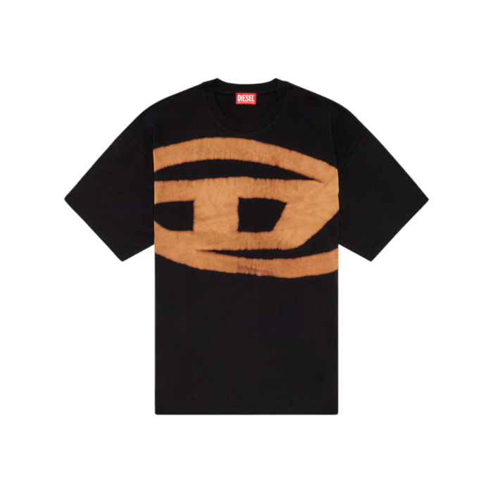 Diesel T-Shirt T-Boxt Bleach Black