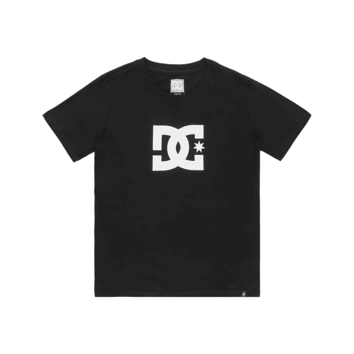 DC Star Logo S/S T-Shirt Black/White