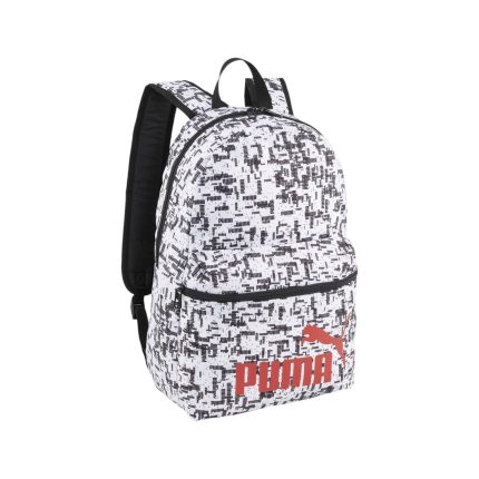 Puma Backpack Phase AOP White/Black