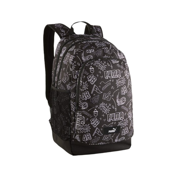 Puma Backpack Academy Graphic AOP Black/White