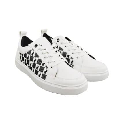 Polo Block Monogram Sneakers White/black