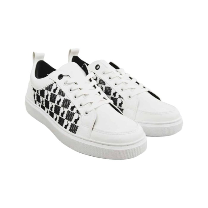 Polo Block Monogram Sneakers White/black