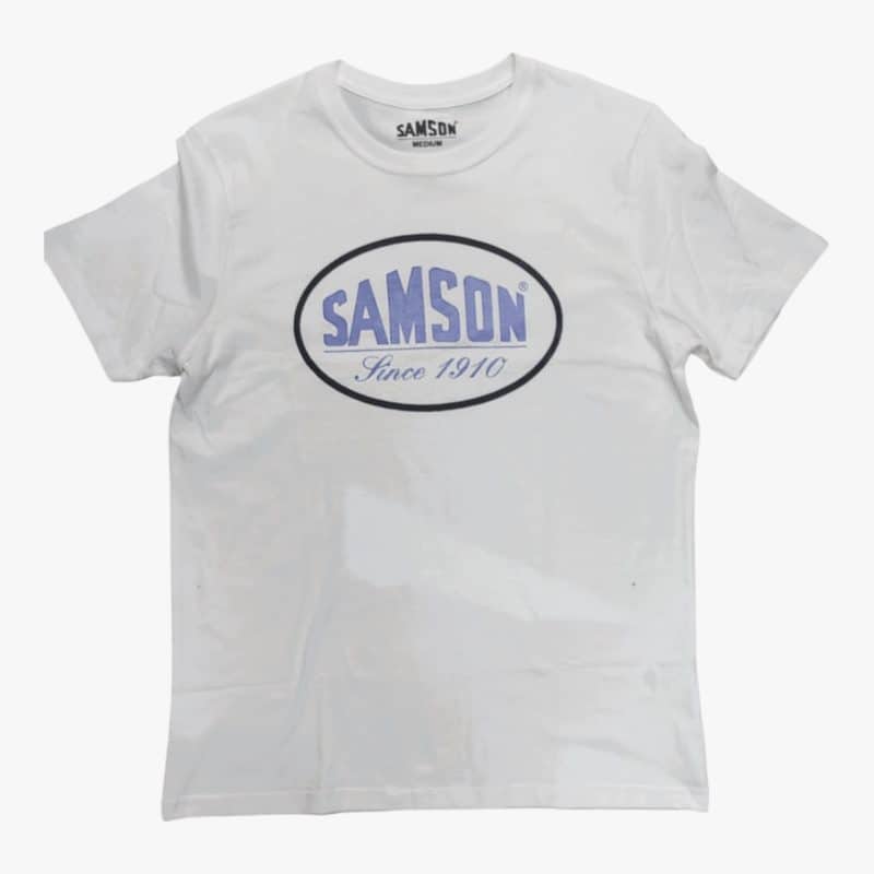 Samson T-shirt Oval Logo White