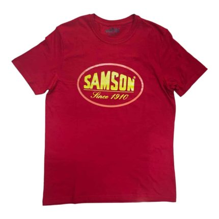 Samson T-shirt Oval Logo Red