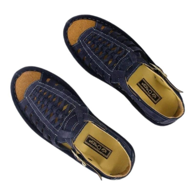 Omega Sandals Kgosi Midrid Suede Navy