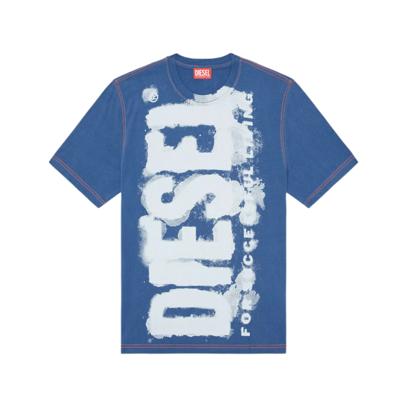 Diesel T-Shirt T-Adjust Q4 Blue