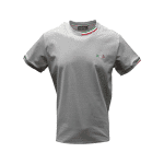 Vialli T Shirts Candy Bold Grey